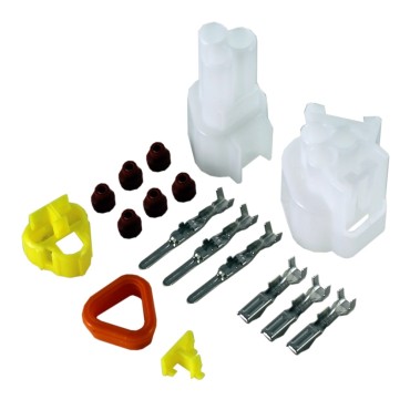 Разъем герметичный без провода на 3 контакта, комплект